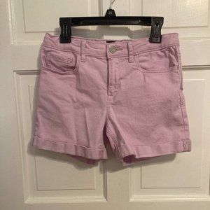 GAP Denim Stretch Midi Short, Lilac, Girls Size 14